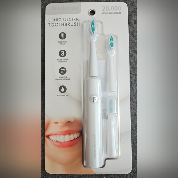 Brookstone Sonic Electric Toothbrush - Picture 1 of 2